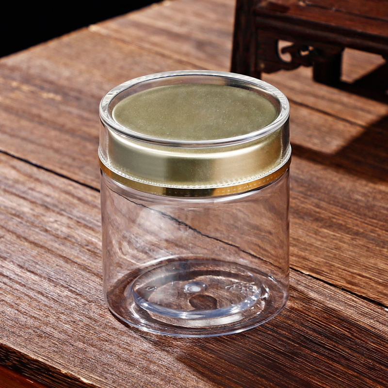 Prozirna PET boca blow molding, 280 ml, prilagodljiva obrada, sitotisk i transfer tisk, zatvoren poklop