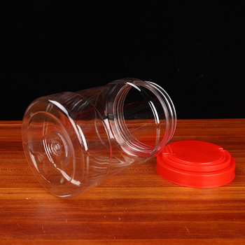 PET spremnik za pohranu s širokim otvorom, kapacitet 1,5 kg, zatvoren poklopac, plastični materijal