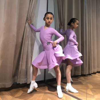 Ženski kostim za latinski ples – standard, izvedba, proljeće 2024, 80% najlon, za djecu od 8 godina i više, model G22020