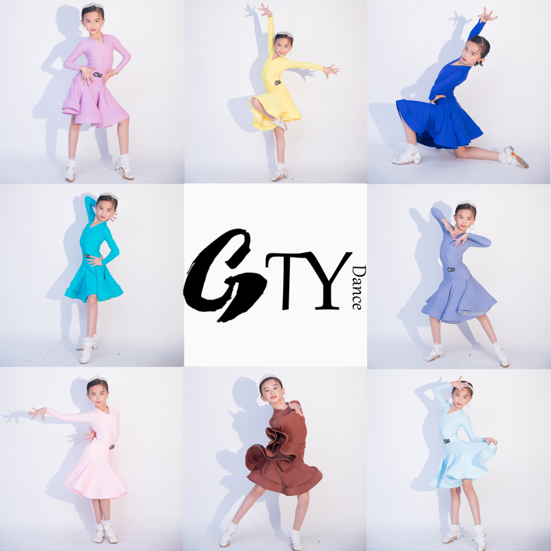 Ženski kostim za latinski ples – standard, izvedba, proljeće 2024, 80% najlon, za djecu od 8 godina i više, model G22020