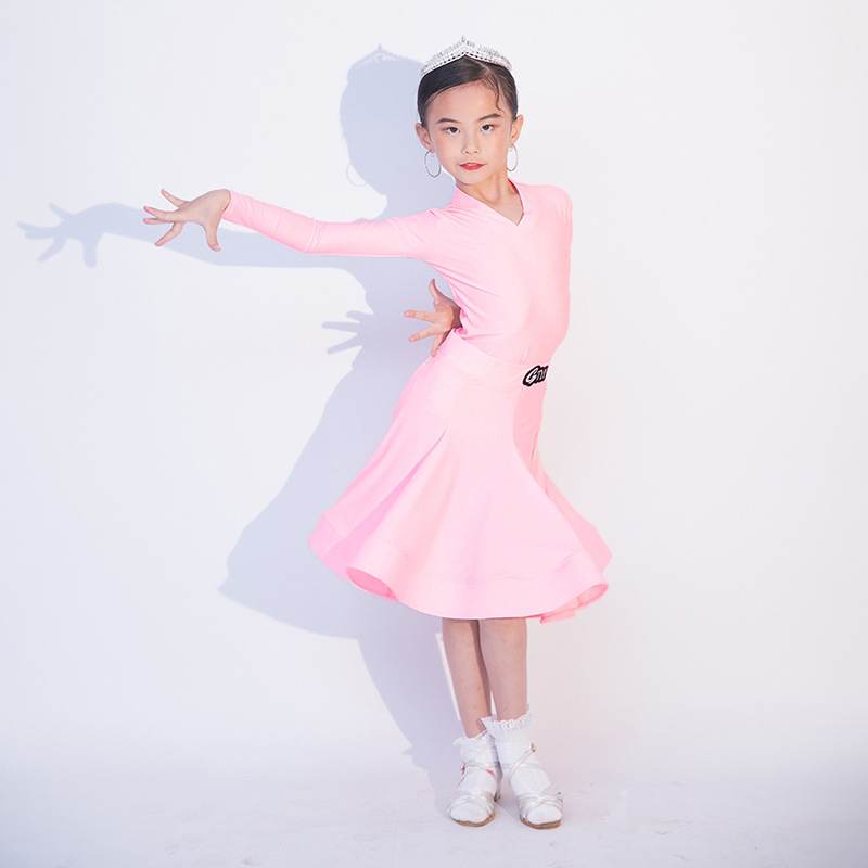 Ženski kostim za latinski ples – standard, izvedba, proljeće 2024, 80% najlon, za djecu od 8 godina i više, model G22020