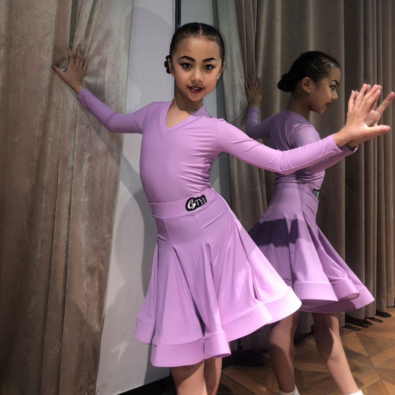 Ženski kostim za latinski ples – standard, izvedba, proljeće 2024, 80% najlon, za djecu od 8 godina i više, model G22020