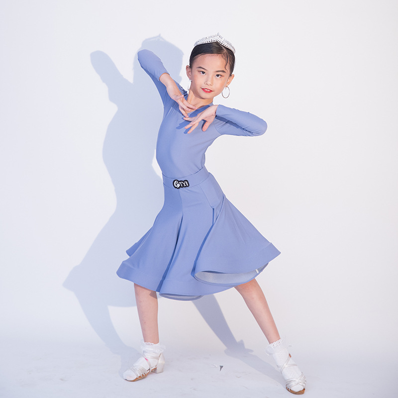 Ženski kostim za latinski ples – standard, izvedba, proljeće 2024, 80% najlon, za djecu od 8 godina i više, model G22020