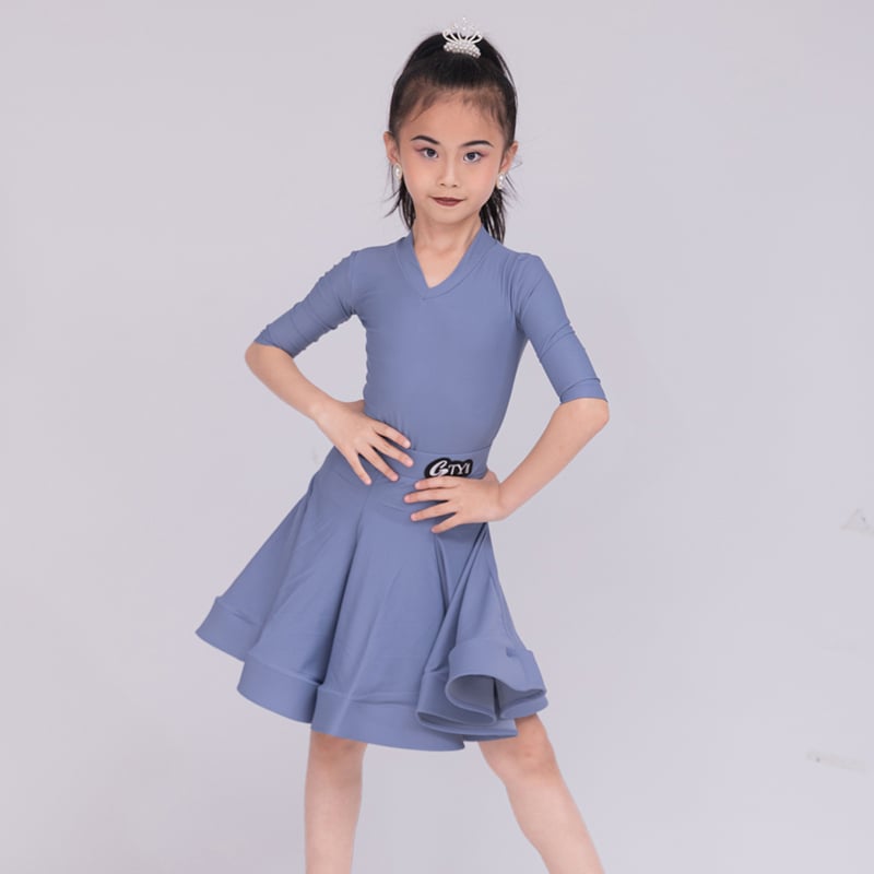 Ženski kostim za latinski ples – standard, izvedba, proljeće 2024, 80% najlon, za djecu od 8 godina i više, model G22020