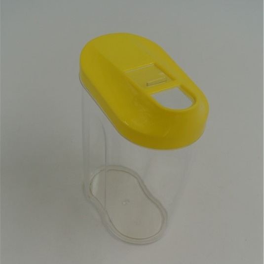 Set de cinci recipiente transparente sigilate din plastic pentru depozitare, 501-800 ml, Nu sunt compatibile cu cuptorul cu microunde