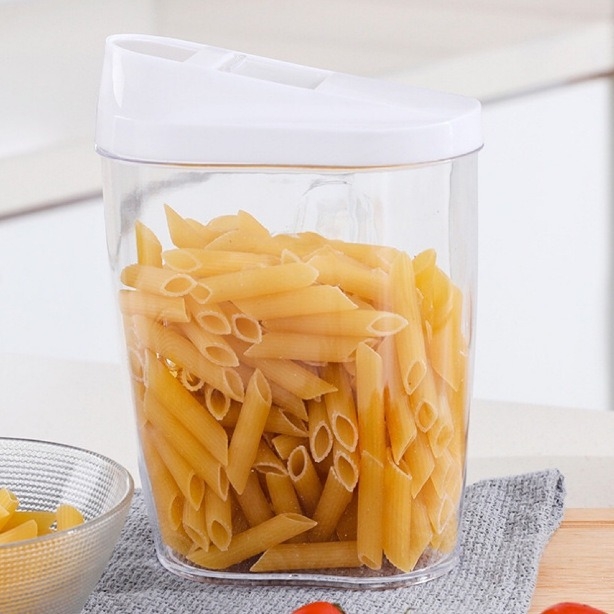 Set de cinci recipiente transparente sigilate din plastic pentru depozitare, 501-800 ml, Nu sunt compatibile cu cuptorul cu microunde