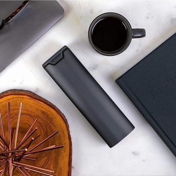 Kutija za lijekove J3, anodizirano aluminij, prijenosna s pregradom i poklopcem, kapacitet 0,005 L, dimenzije 16,5×5 cm