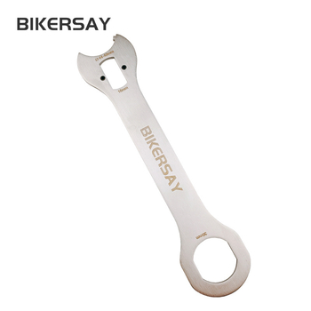 Cheie pentru bicicletă – oțel inoxidabil, instrument de demontare a axului și instalare ainelui de blocare, compatibil cu gaură pătrată, BIKERSAY, cu posibilitate de personalizare