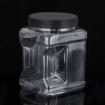 Széles szájú PET műanyag palack, élelmiszer-minőségű, zárt, offset nyomtatás, kapacitás 720–1800 ml, szájadék átmérő 87–110 mm, falvastagság 1 mm