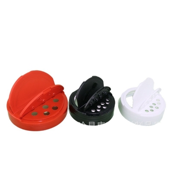 Бутилка за подправки с флип капак във форма на пеперуда, прозрачно PET тяло, пластмасов капак, за кимион на прах