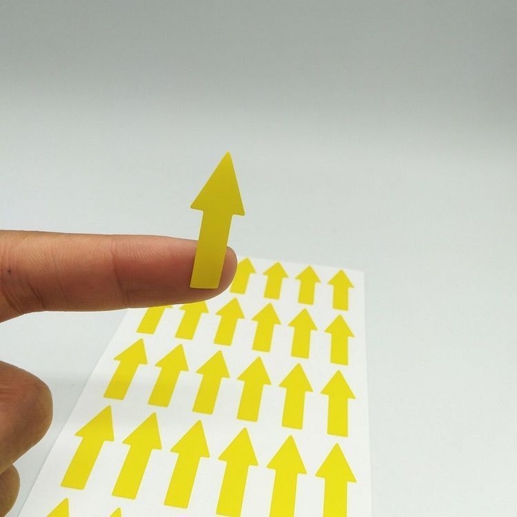 Etichete de direcție cu săgeți, autoadezive din kraft, formă neregulată, codul produsului 1009508541, origine: China continentală