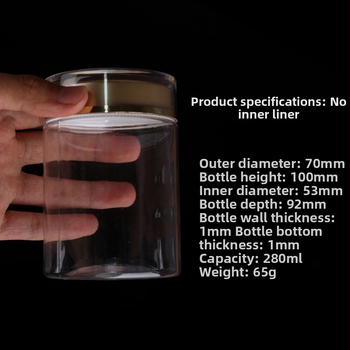 PET bočica za zdravstvene proizvode s UV ispisom, 280 ml, dvostruki poklopac, plastika