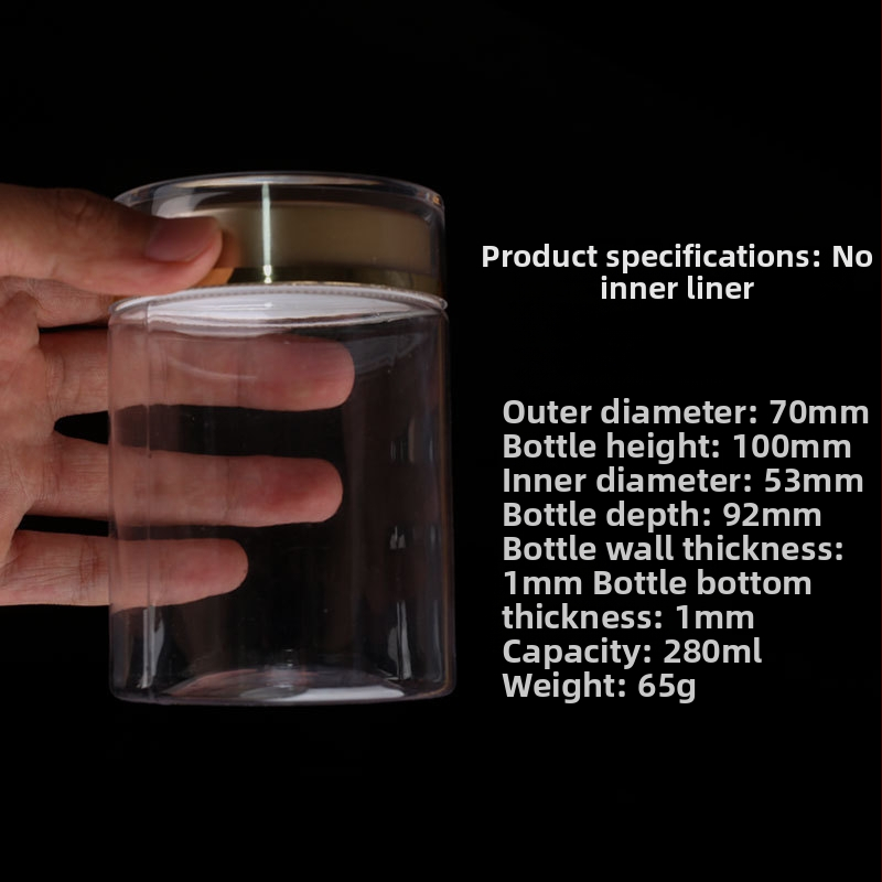 PET bočica za zdravstvene proizvode s UV ispisom, 280 ml, dvostruki poklopac, plastika