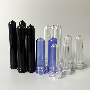 PET пластмасова преформа за бутилки и тръби за дезинфектанти, с печат на лого, универсално опаковъчно решение.