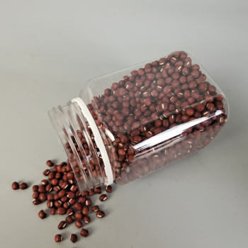 Kvadratna PET plastična posuda za hranu s vijčanim poklopcem; kapaciteti 250 g/500 g/1000 g