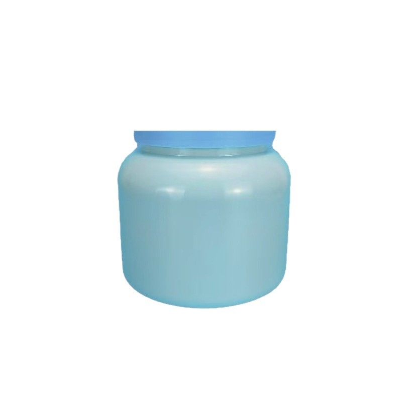 Plastová nádoba na mliečny prášok, PET materiál, plastové veko, potravinárske balenie