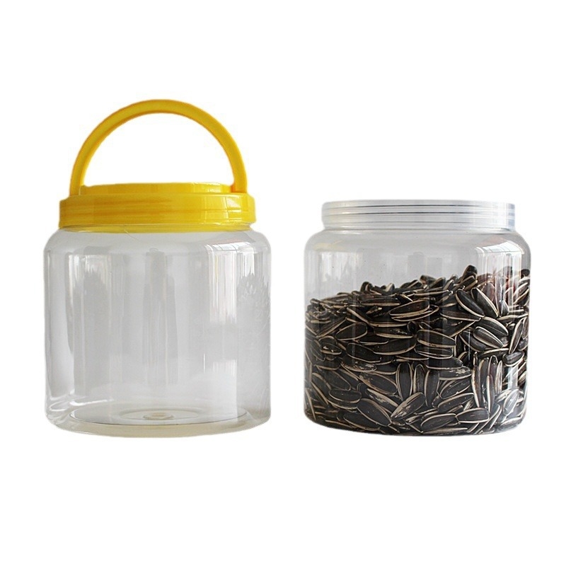 PET пластмасов буркан с широко гърло и алуминиево капаче, калибър 10,5 мм