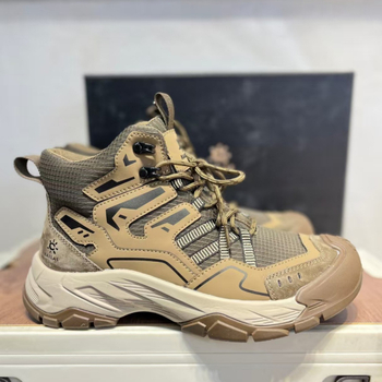 Gore-Tex vodootporne muške planinarske tenisice srednje visine, gumena potplat, gumena srednja podloga, niska peta 1–3 cm