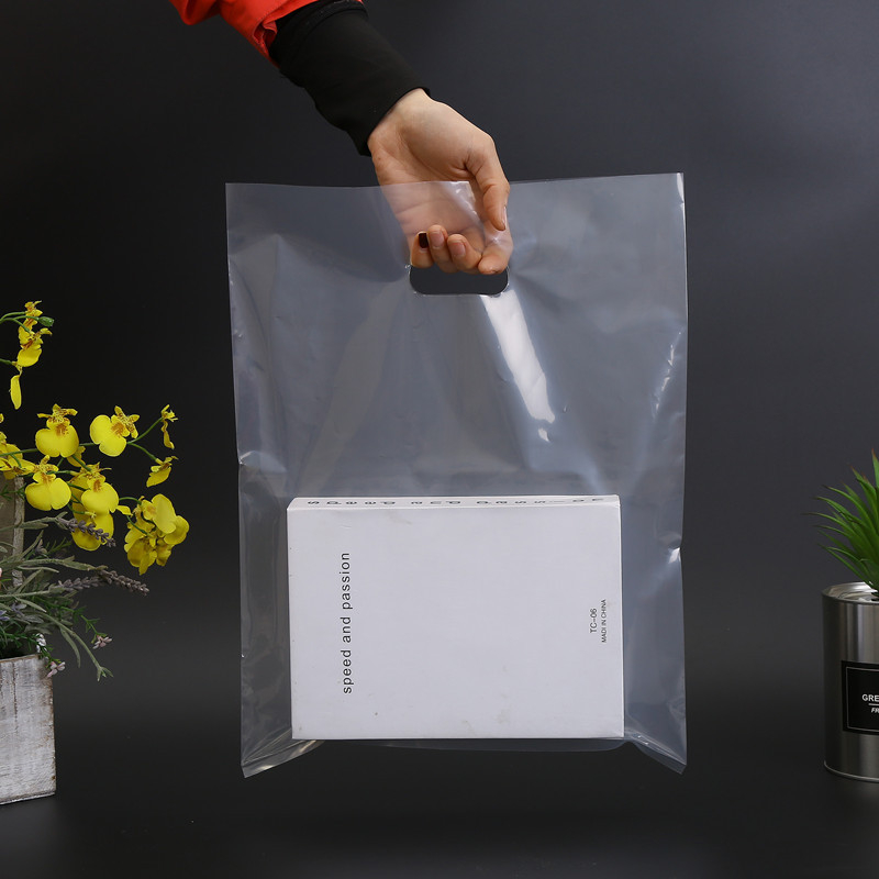 Plastična vrećica za odjeću s otiskom logotipa, izrađena blow molding i tiskom, 100% čist materijal
