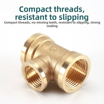 Bakreni T spoj – moderni minimalisticki dizajn, materijal: bakar, marka Left Circle Right Square