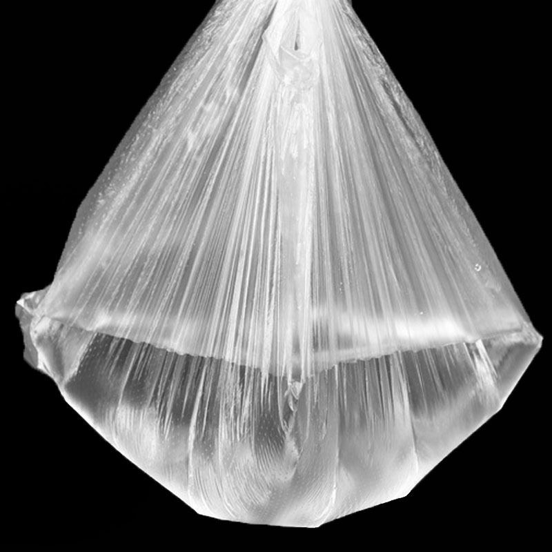 Jednokratna vrećica za umivaonik, plastična, 100% čisti materijal, bez logotipa