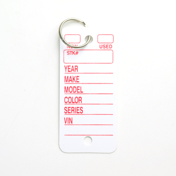 Oznaka za registraciju automobila i motocikla, plastično-metalna, vodootporna, s prstenom za ključeve i stilusom, za 4S trgovine/servise/osobnu uporabu