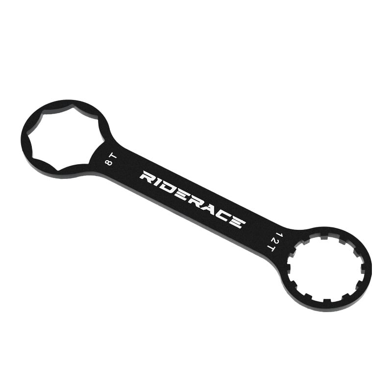 Riderace MTB ključ za demontažu poklopca prednje vilice, aluminijska legura, kompatibilan s XCR/XCM