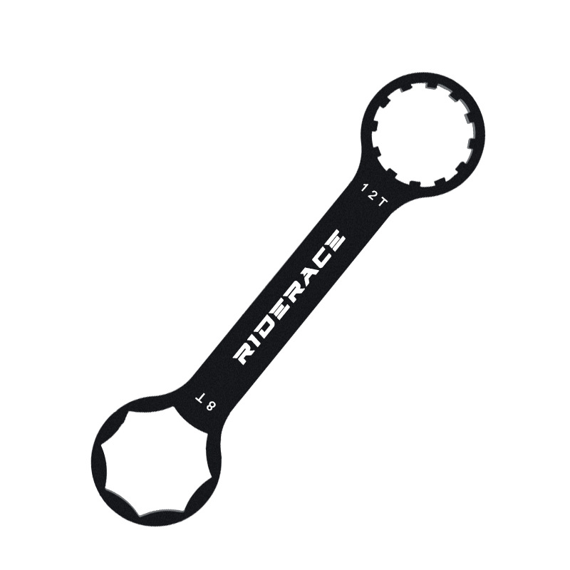 Riderace MTB ključ za demontažu poklopca prednje vilice, aluminijska legura, kompatibilan s XCR/XCM
