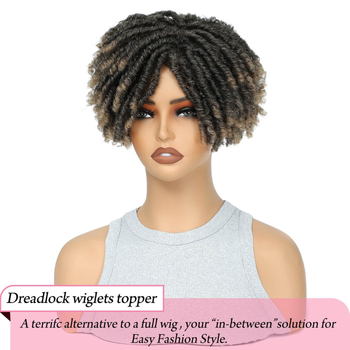 Exotikus dreadlock paróka MSC250624, hazai selyem haj, mechanikus feldolgozás, Henan eredet