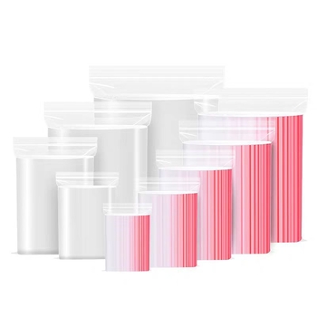 Pungă auto-sigilantă PE, imprimabilă, îngroșată, pentru ambalare generală, lungime sigilare 1-1,5 cm