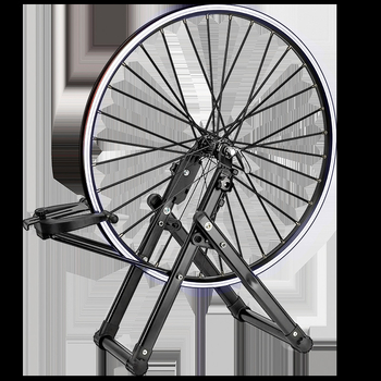 JSHOU BIKE Unealtă de aliniere a cercului pentru bicicletă de munte – oțel + plastic, Tabel de reglaj al cercului