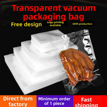 Féla vákuum taska főtt ételekhez – sima felület, hőzáró tömítés, főtt ételekhez tervezve, Long Bao márka, licencelhető magáncímke
