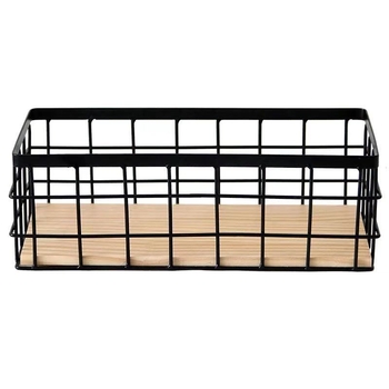 Cutie de depozitare pentru birou în stil japonez, cadru metalic, montaj pe perete pentru cosmetice (Modelul 001)