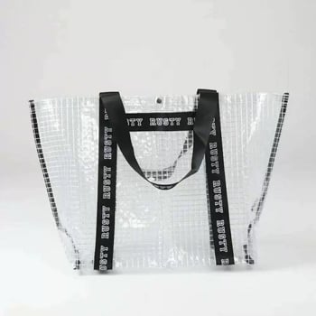 Obojena prozirna PVC torba za kupovinu