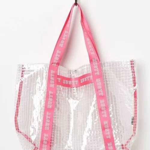 Obojena prozirna PVC torba za kupovinu