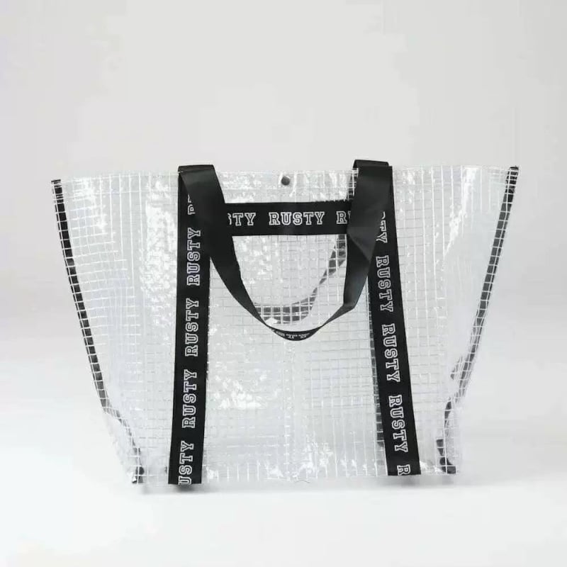 Obojena prozirna PVC torba za kupovinu