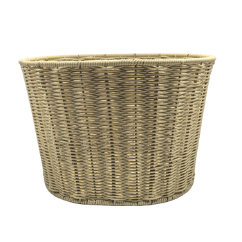 Mesterséges rattan fonott kosár első- és hátsó kerékpárkosárhoz/elektromos járműhöz, univerzális tárolókosár, egyszerű stílus, 30 darabos csomag