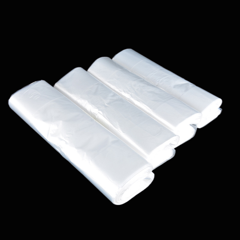 Prozirna, ojačana vrećica za dostavu s ručkom — pakiranje hrane/čaja — Famous Plastic