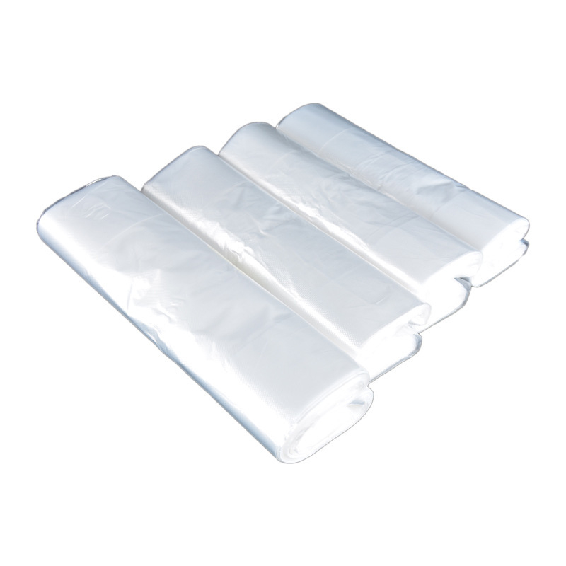 Prozirna, ojačana vrećica za dostavu s ručkom — pakiranje hrane/čaja — Famous Plastic
