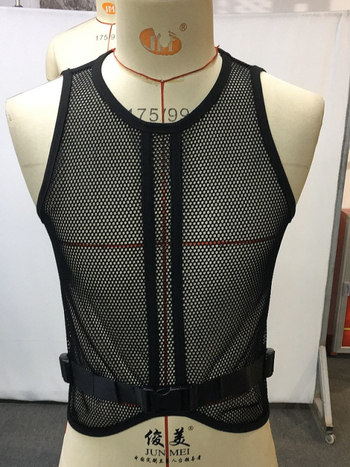 Férfi ujjatlan mesh sportfelső átlátszó dizájnnal, poliészter 95-99%, szabott fazon