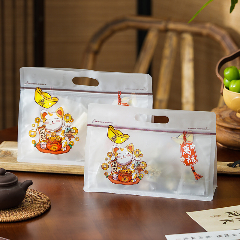 Mat Stand-Up vrećica s osmerokutnim zatvaranjem za pakiranje hrane, s novim materijalom, dvostruka debljina 20 silk, dnevna proizvodnja 600000, marka: Huas Plastic Packaging