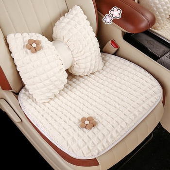 Μαξιλάρι καθίσματος αυτοκινήτου, κατάλληλο για όλες τις εποχές, απαλή επιφάνεια, γέμισμα από συνθετικές ίνες, κάλυμμα πίσω καθίσματος σε ένα κομμάτι