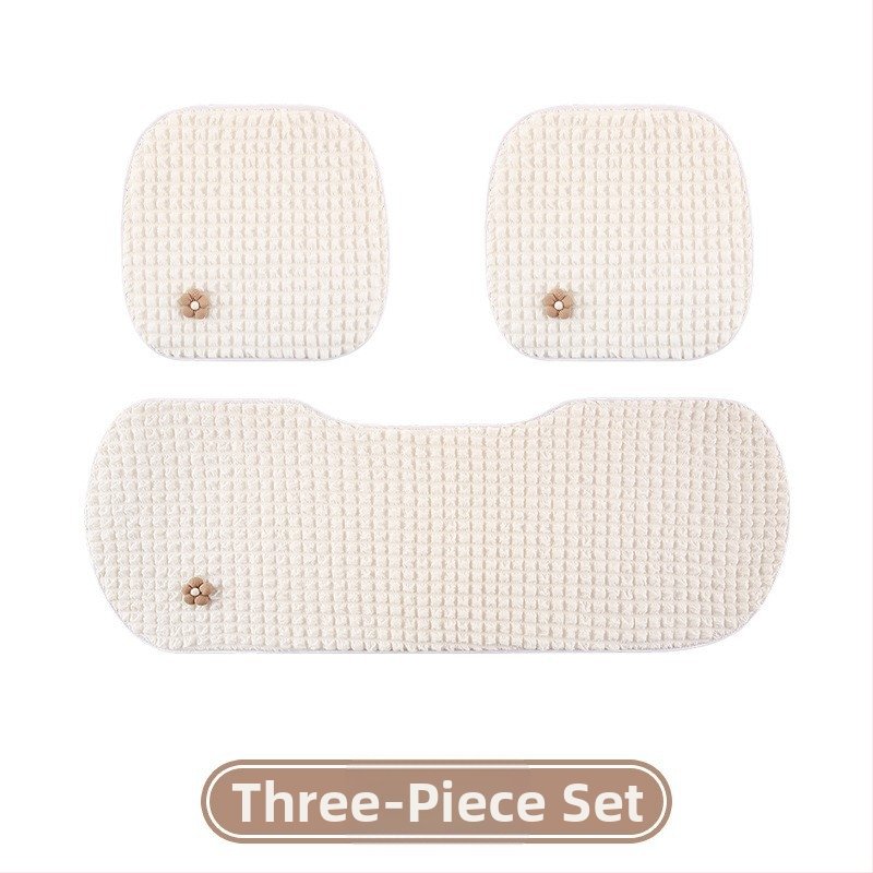 Autosedadlový vankúš, univerzálny pre štyri ročné obdobia, jemný povrch, výplň zo syntetických vlákien, poťah na zadné sedadlo, v jednom kuse