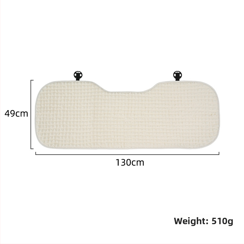 Autosedadlový vankúš, univerzálny pre štyri ročné obdobia, jemný povrch, výplň zo syntetických vlákien, poťah na zadné sedadlo, v jednom kuse