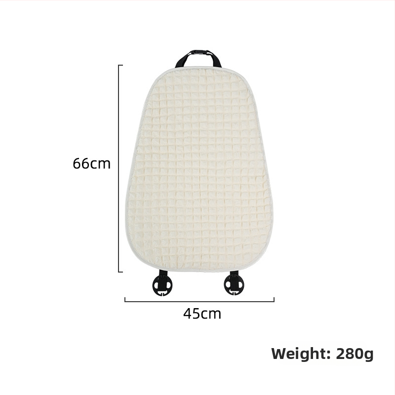 Autosedadlový vankúš, univerzálny pre štyri ročné obdobia, jemný povrch, výplň zo syntetických vlákien, poťah na zadné sedadlo, v jednom kuse