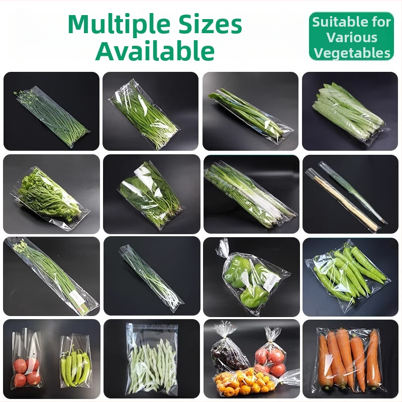 OPP zöldség tároló táska, szabálytalan alakú, dupla vastagság 18328127424, termékkód 888