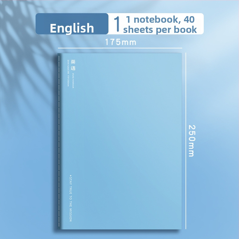 B5 komplet za sve predmete za srednju školu – kineski, matematika i engleski