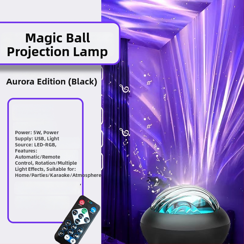 Projektor zvjezdane neba s ambientnim svjetlom, ABS kućište, model 333, napon ≤36V, 3C certifikat