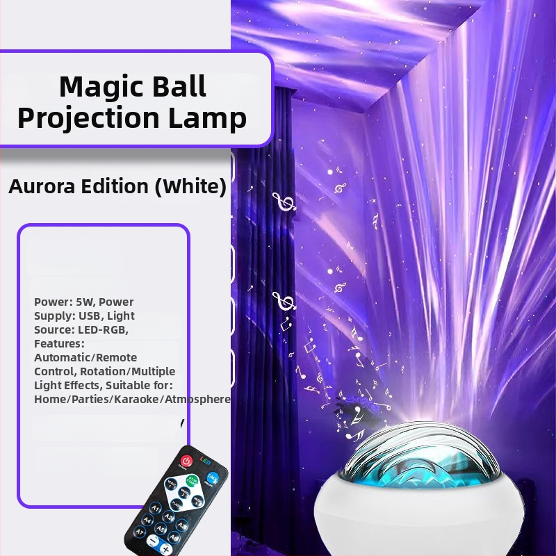 Projektor zvjezdane neba s ambientnim svjetlom, ABS kućište, model 333, napon ≤36V, 3C certifikat