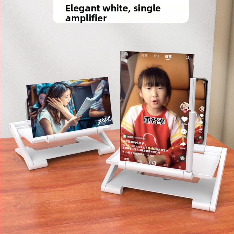 Stojan na fotografovanie zhora pre mobilný telefón – horizontálny a vertikálny ultra ostrý zväčšovač, ABS plast, cyberpunk štýl, vysúvacie uchytenie